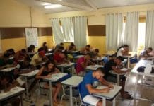 Policiais da 29ª CIPM e professores civis voluntários, realizam simulado para o concurso da PMBA